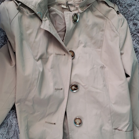 NWT MICHAEL Michael Kors Belted Button Trench Coat - Picture 6 of 6